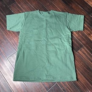 thick cotton crewneck short sleeve T-shirt dress basic casual coastal